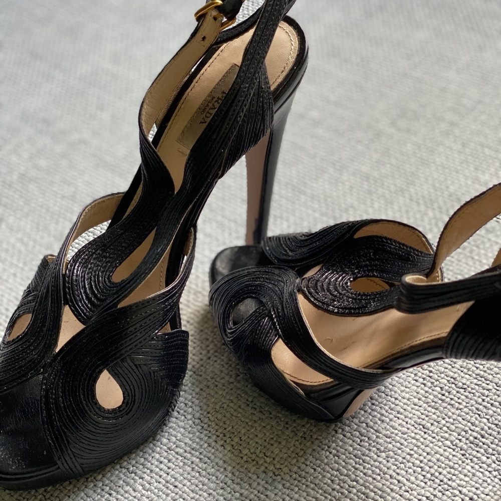 Prada platform sandals